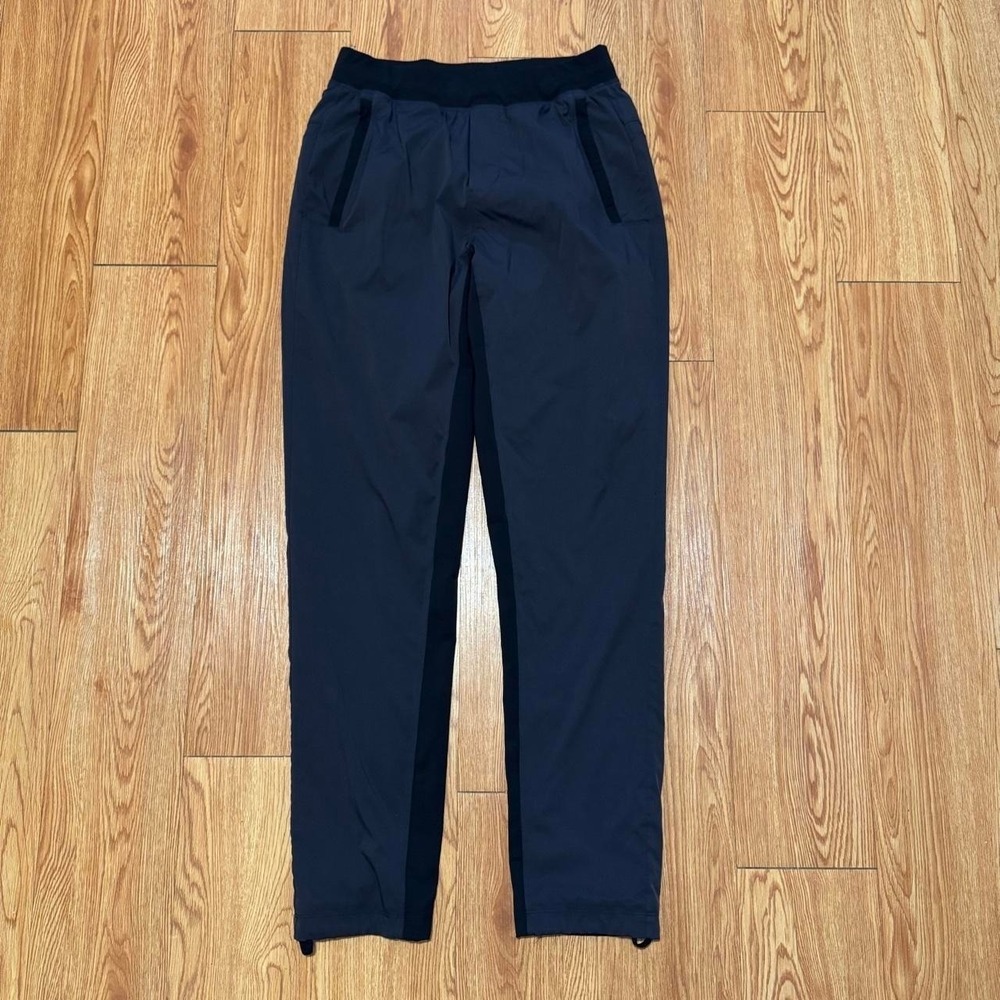 Lululemon Men's Great Wall Pants Lined Stretch Preppy Black Gray Size Small